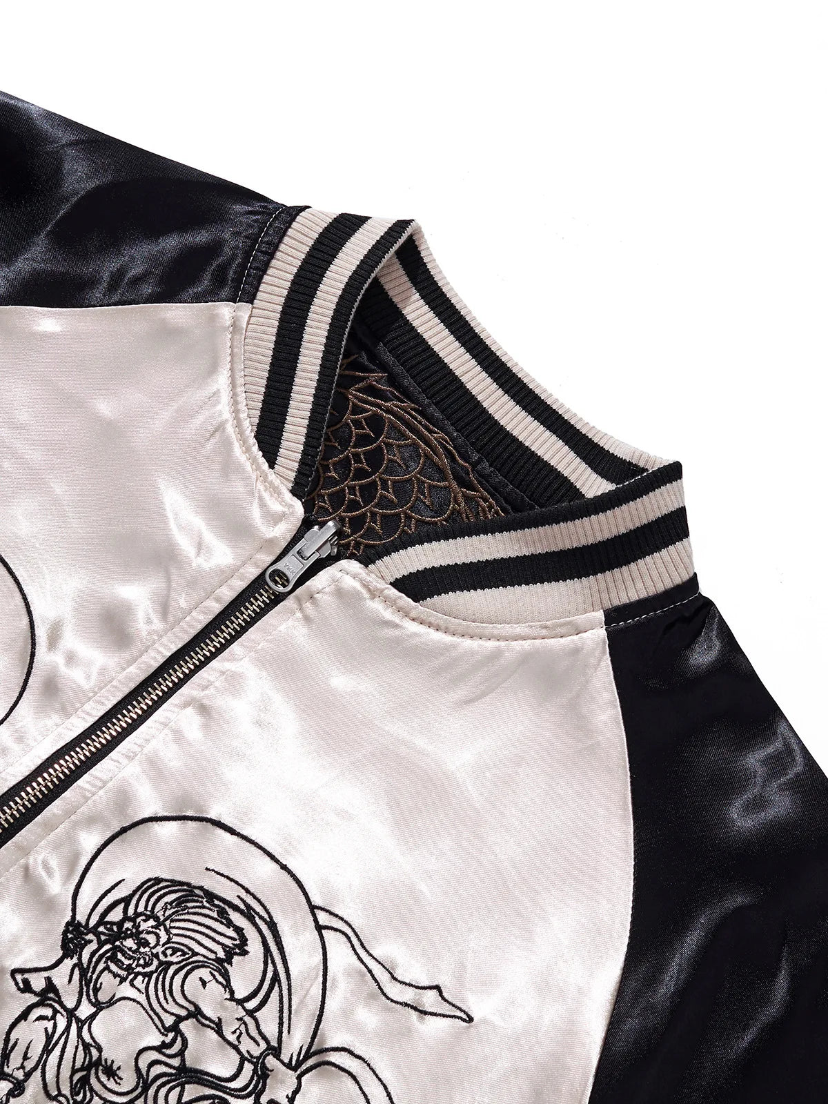 Mens Baseball Jackets Hip Hop Japanese Anime Demon Embrodiery Bomber Coats Streetwear Harajuku Motorcycle Jacket Clothing