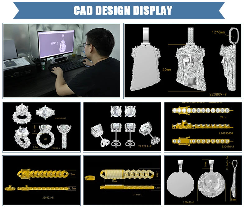Full Zircon Iced Out Gaming Controller Pendant – 3D Realistic Gamepad with Red Gem Buttons & Crown Detail