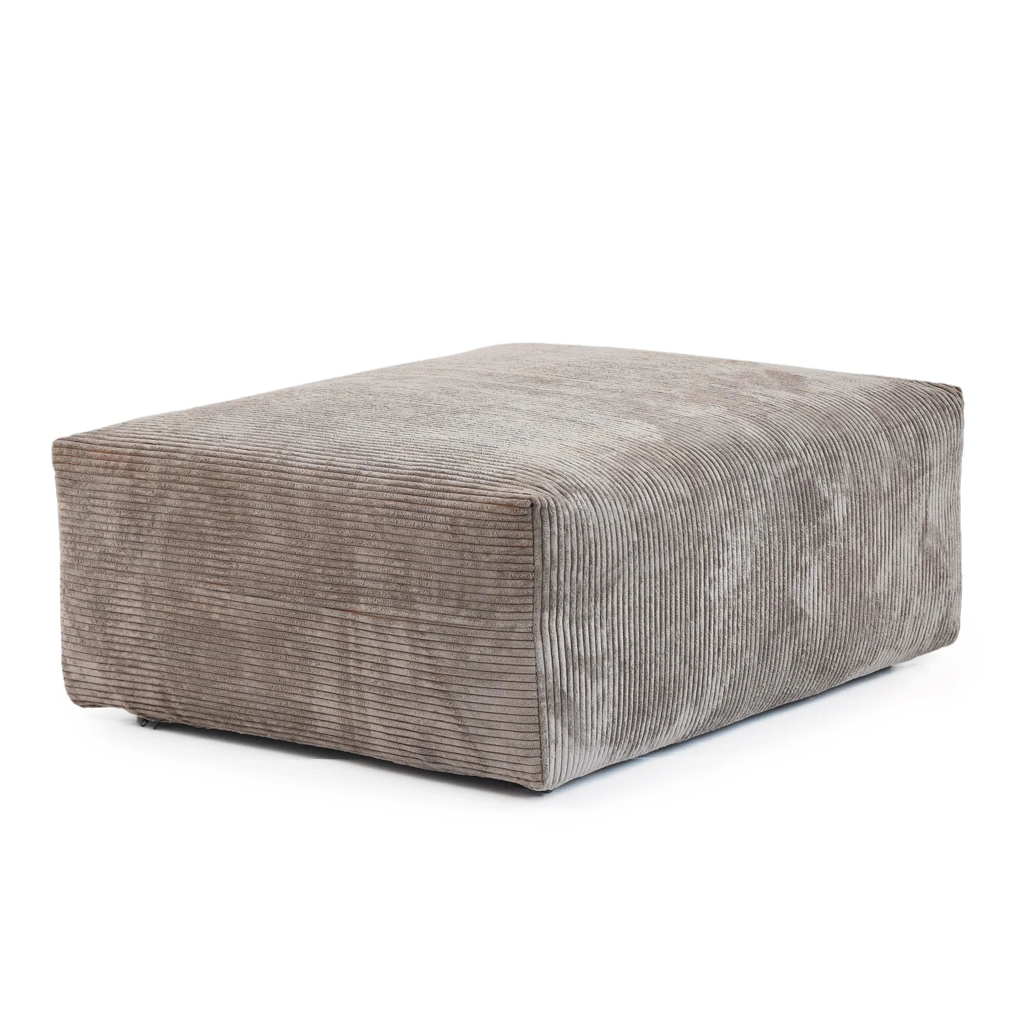 Sdorens 141.73'' L Shape Sectional Sofa Corduroy Fabric Couches Oversized 3 Seater Couch with 1 Ottomans for Living Room Set