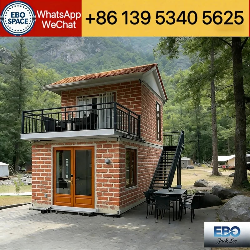 Made in China 30ft Waterproof Folding House Outdoor Garden House 2-3 Bedroom Modular Container House