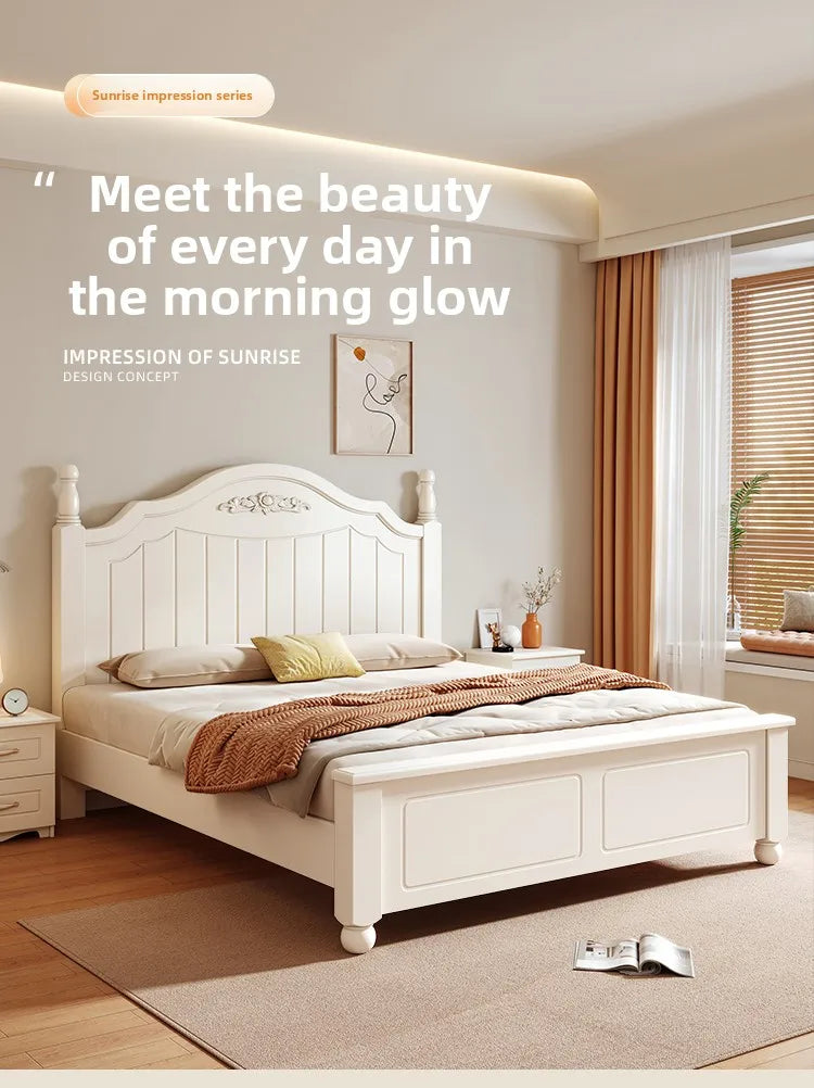 wooden single bed household simple 180x200 modern bed frame comfortable minimalist muebles para dormitorio bedroom furniture