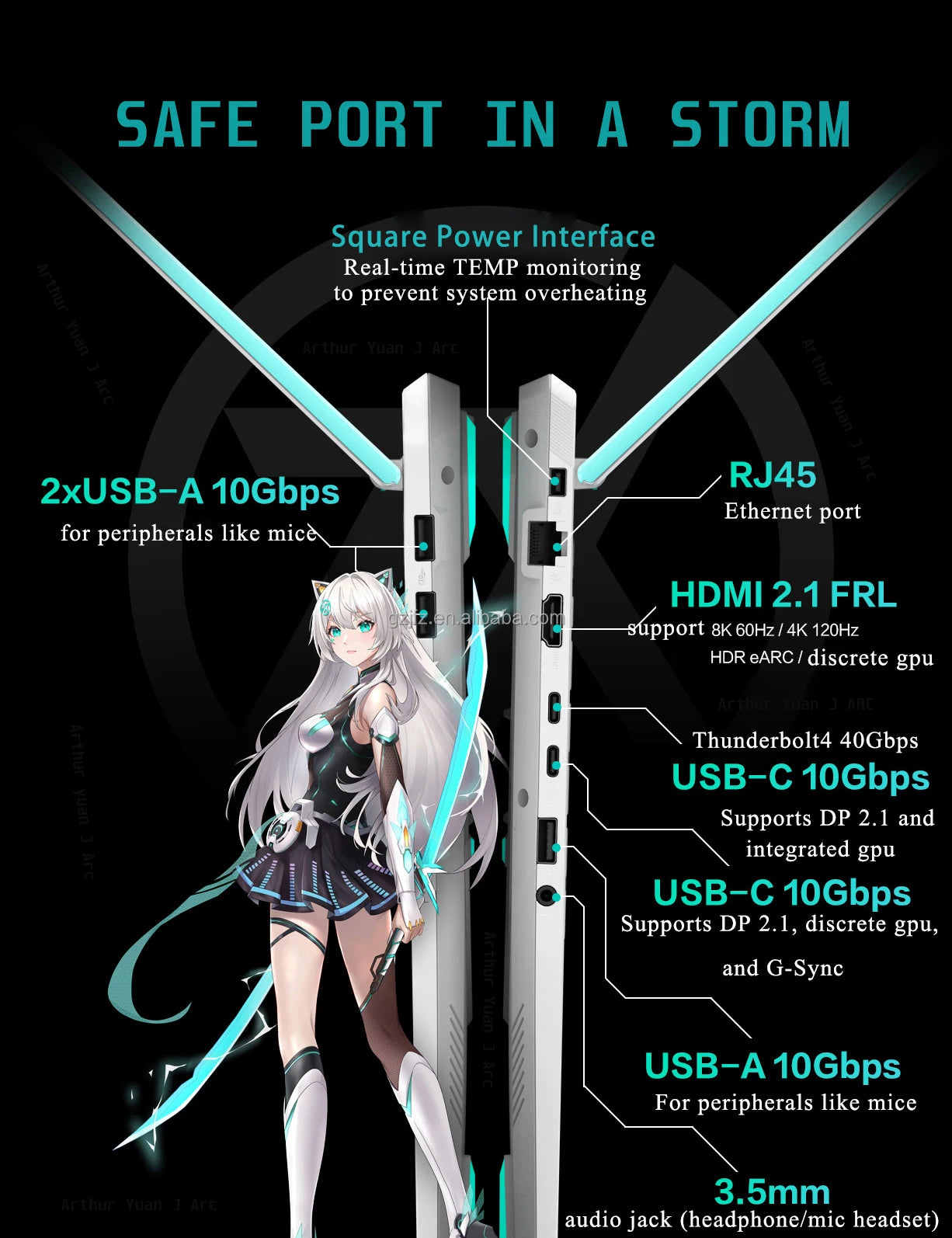2025 Edition AS-US TIANXUAN 6 PRO TX 6 PRO Gaming Laptops TUF Gaming U7 255HX 16G DDR5 1TB M.2 SSD Laptop GPU RTX 5060 8G GDDR7