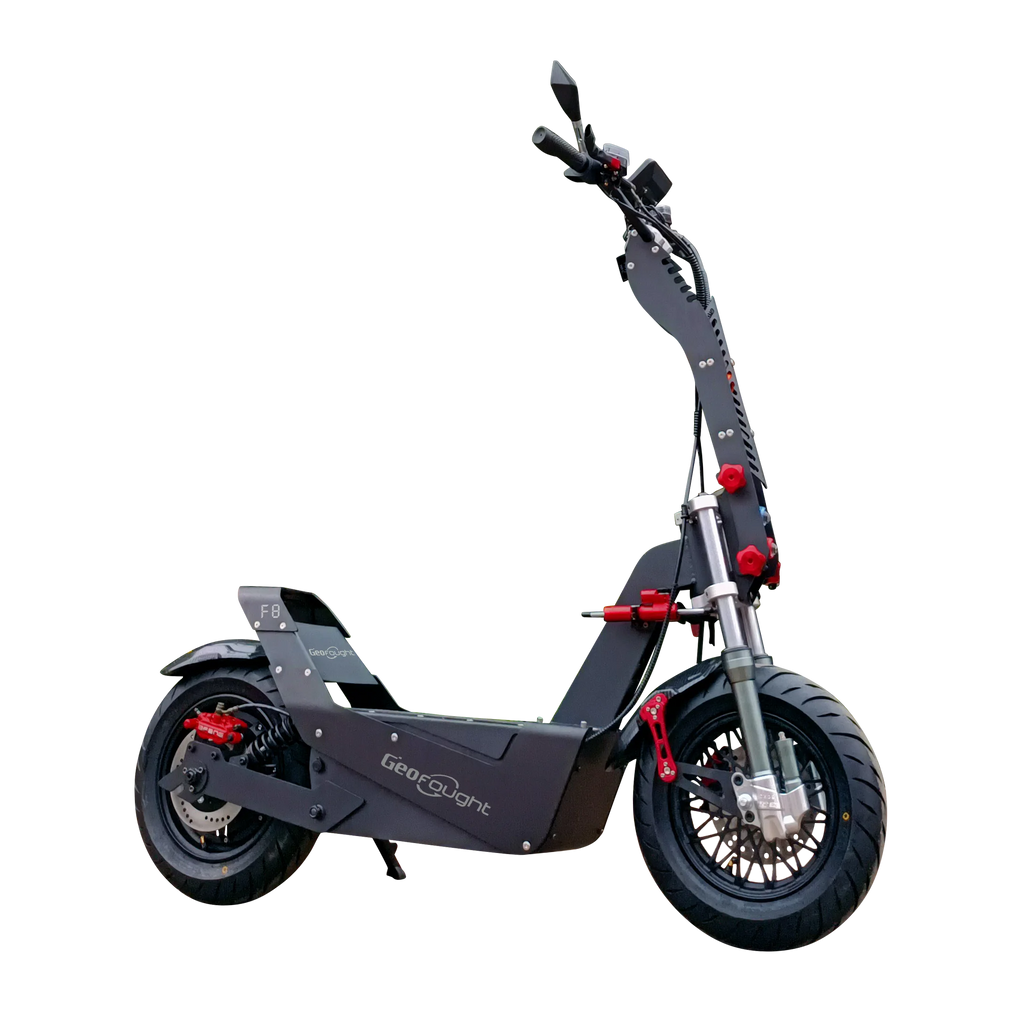 NFC Start 72V 15000W 150A 180A Fast Speed 110-140KM 70-90Mile Electric Scooter 16 Inch Fat Tire E Scooters with Steering Damper