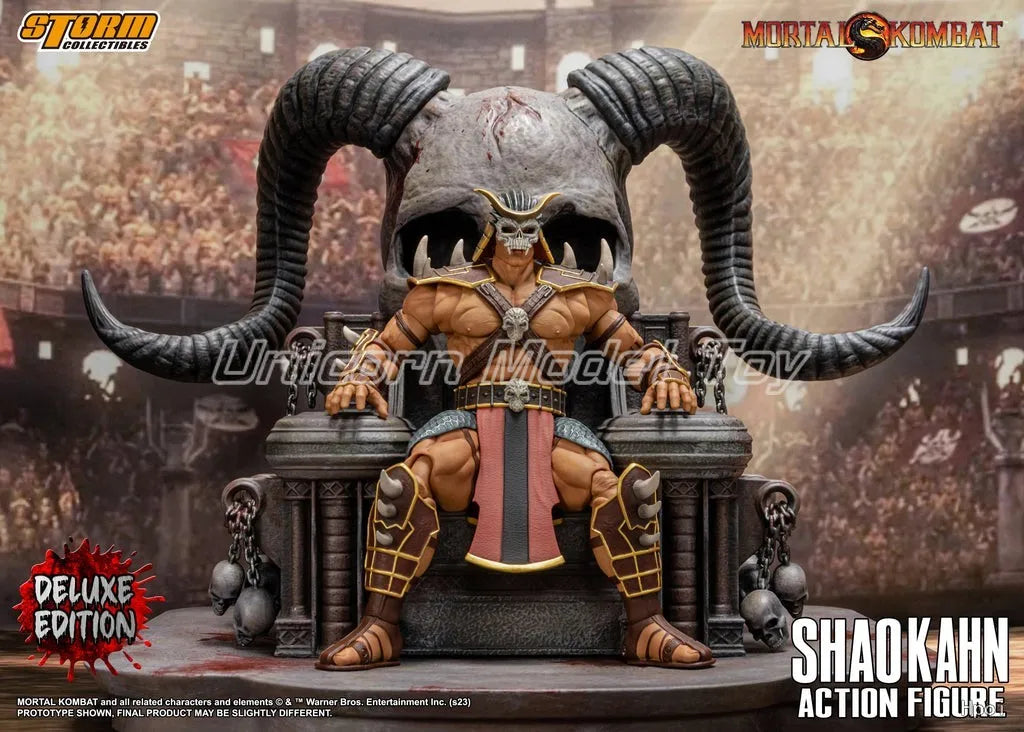 【UA】Original Storm Collectibles Mortal Kombat SHAO KAHN 1/2 Action Figures Model Toys Gifts