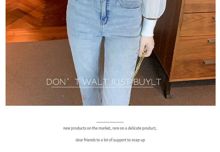 Patchwork Striped Fake Two Pieces Blouse Spring Autumn Long Sleeve O-neck Korean Shirt Tops Fashion Temperament Women Clothing