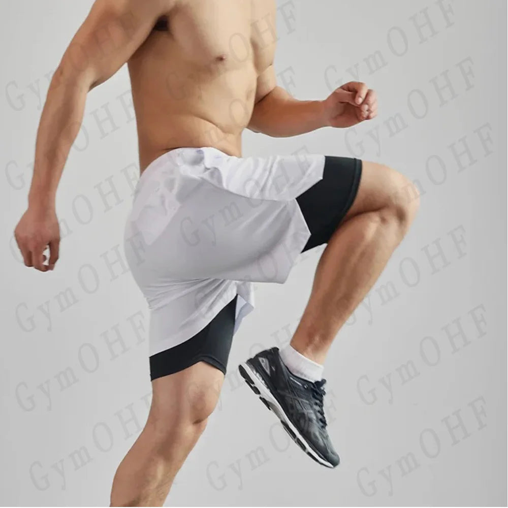 Anime Baki Sport Suits Runing Compression Shirt Shorts Sets Gym Fitness Jogging Training Rashguard Sportwear 2 in 1 Mens
