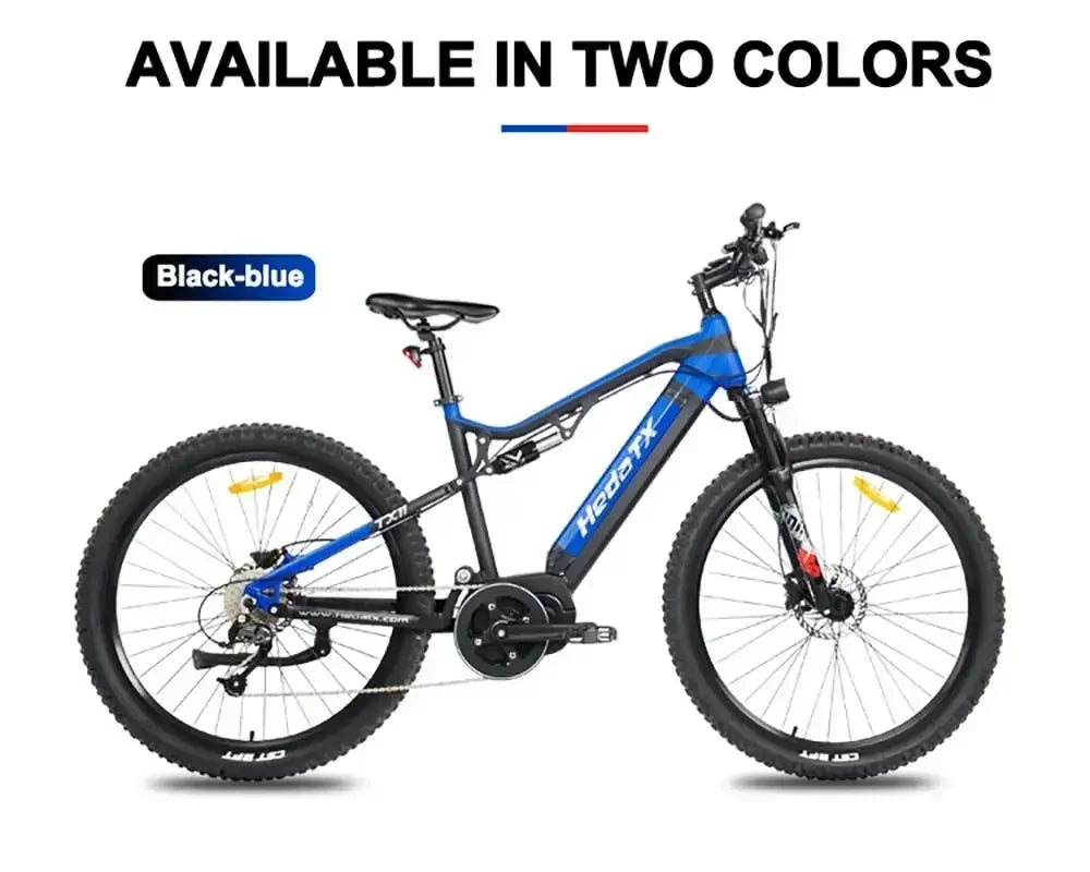 Detachable Electric Bicycle 500W Motor 48V15AH Battery E-bike 27.5 inch shock absorption mountain off-road Electric bike