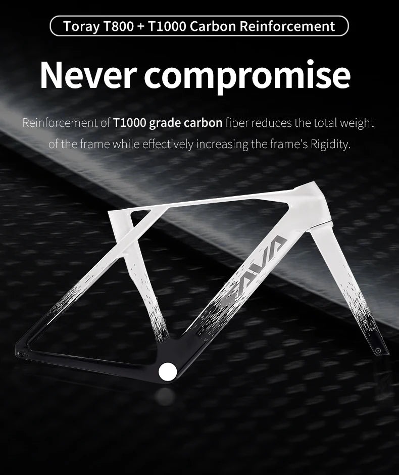 SAVA SLR9 Premium Bicycle Full Carbon Fiber E-Shift Road Bike 24 Speed with SHIMAN0 DURA-ACE 9270 Di2 Kit