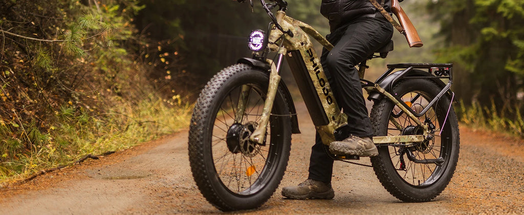 Electric Bike for Adults, 5000 Dual Motor E-Bike, 60V 32AH Long Range Dirt Bike, Fat Tire Hunting Ebike for All Terrain, Full Su