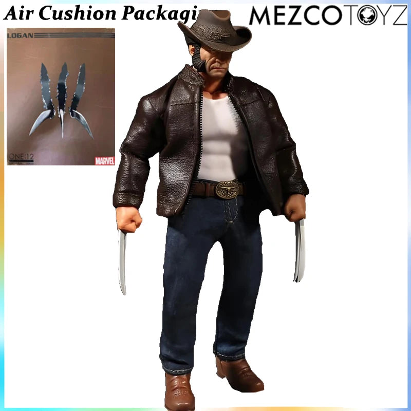 MEZCOTOYZ Genuine Superhero One 12 Series Wolverine Deadpool Logan Punisher Blade Daredevil Action Figures Model Toys Gifts