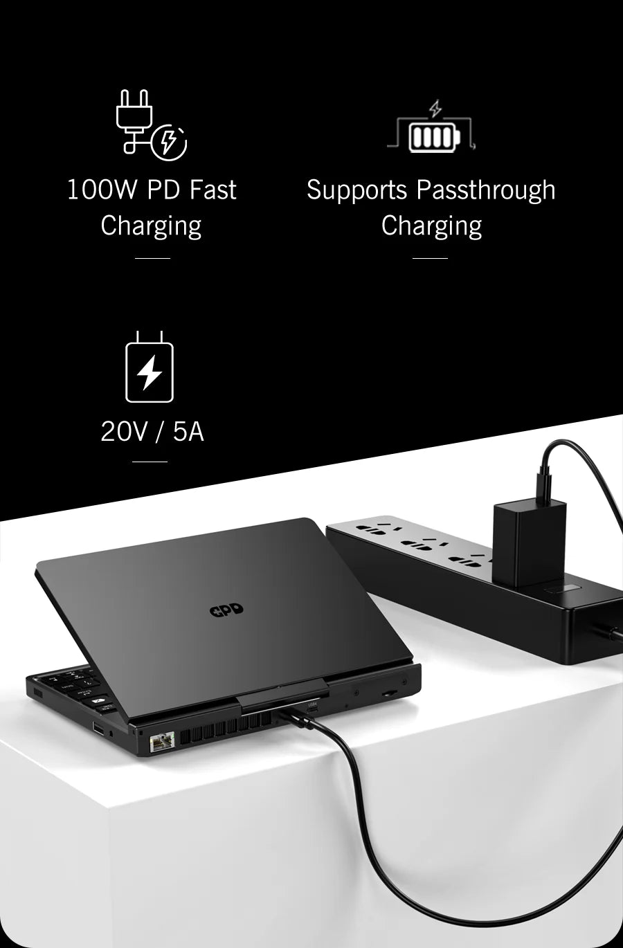 2025 NEW Original GPD Pocket 4 Laptop AMD AI 9 HX 370 32GB DDR5 2TB NVMe 8.8-inch Mini Portable Gaming Notebook Office Study PC