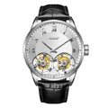 Aesop Men's Double Tourbillon Watch Hand Winding Movement Sapphire Business Fashion Male Mechanical Wristwatches Waterproof 2025