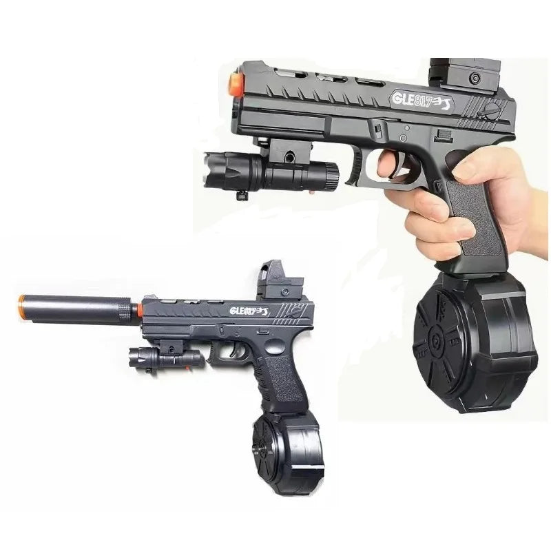 G17 Automatic Shooting Airsoft Pistol Toy Gun Hydrogel Electric Paintball Gun for Adults Boys Outdoor Cs Shooting Game hoot