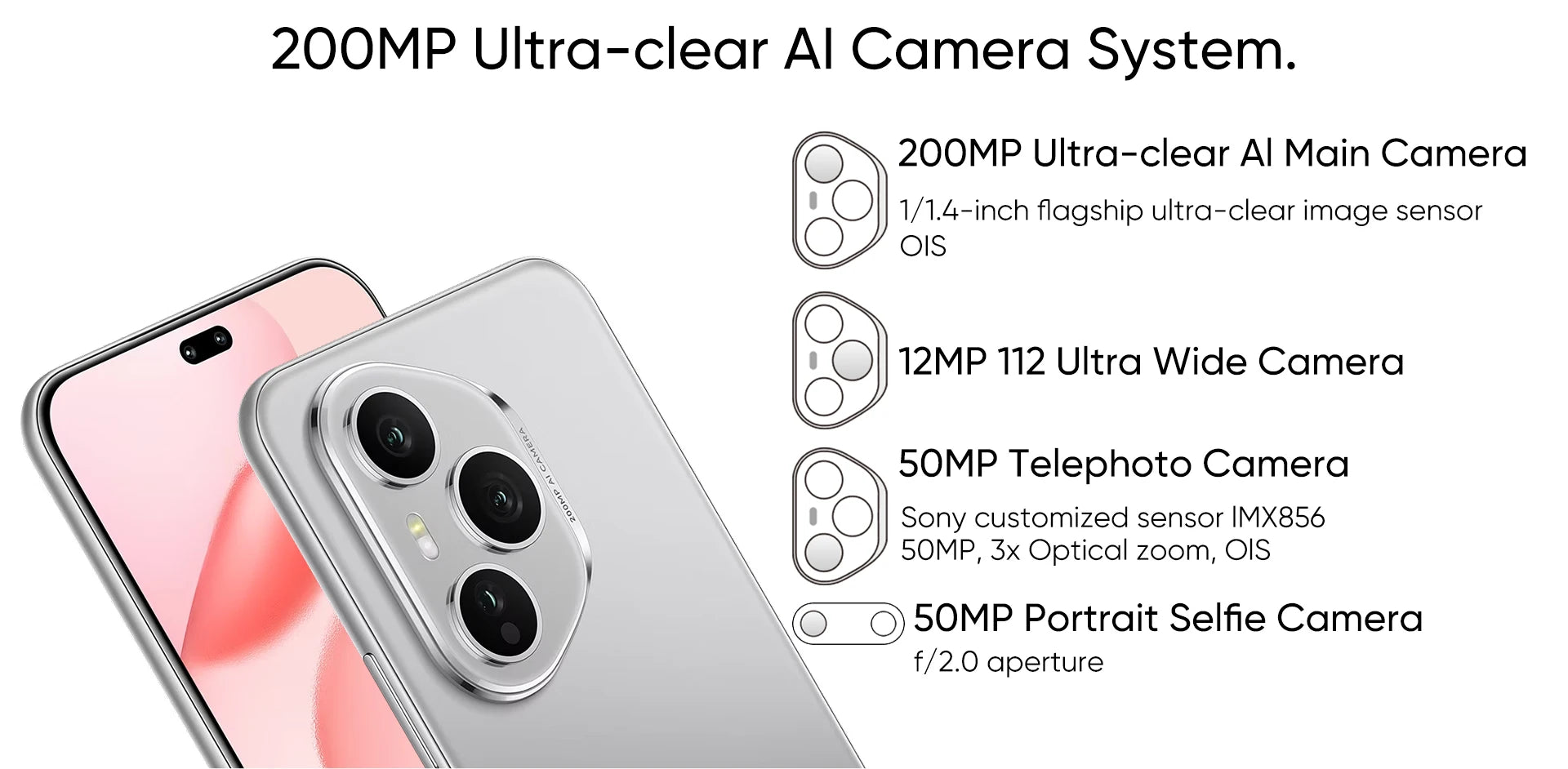 Original Global Version HONOR 400 Pro 5G Smartphone 200MP Camera Snapdragon 8 Gen 3 6.7'' AMOLED Screen 100W Wired 50W Wireless