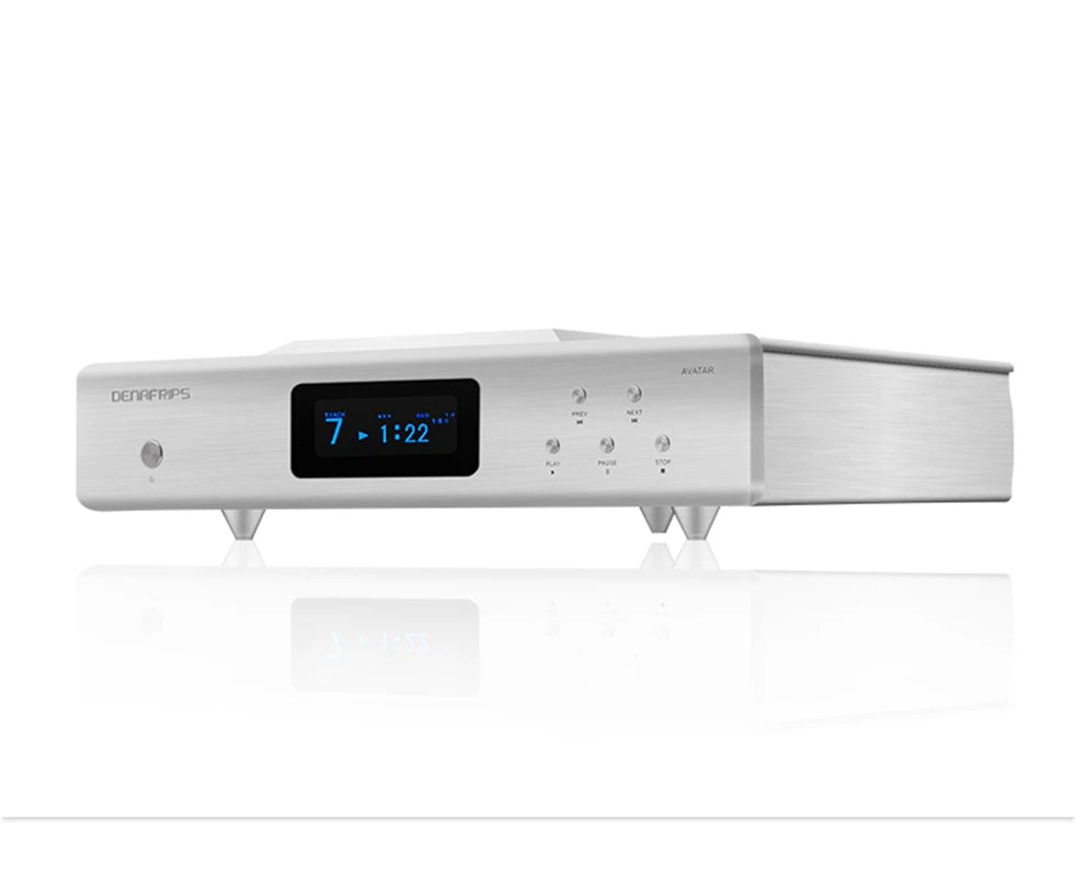 Denafrips AVATAR Lossless Music Top Opening CD Player Turntable, CDM4 Movement,AES/EBU/RCA/BNC/PCM/I2S,16bits/44.1,88.352.8k