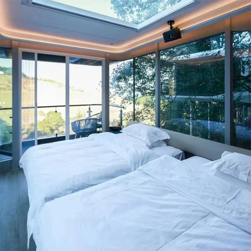 Modern Capsule House Factory Price Prefabricated Holiday Home Thermal Insulation Outdoor Garden House Good Quality Low Cost