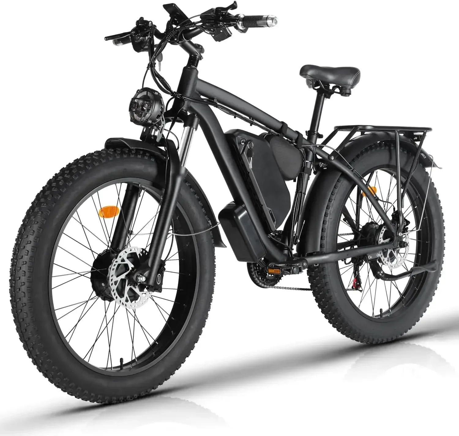City Electric Bicycle 48v 22.4 ah battery adult 2000W Dual Motor 26 inch tire All terrain Hydraulic brake multi-function E-bike