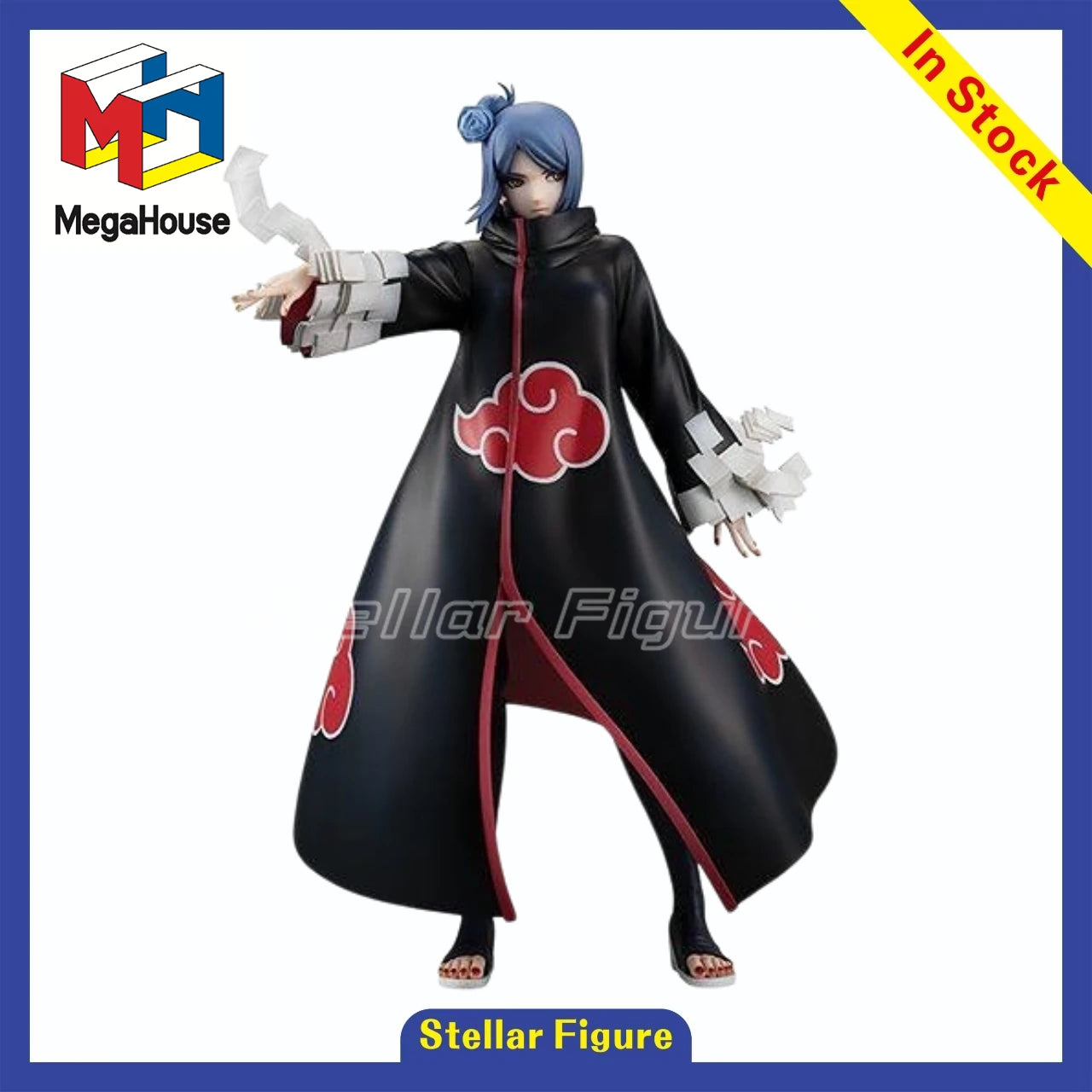 【SF】In Stock MegaHouse GALS Series NARUTO Shippuden Konan Figures Model Collection Gift