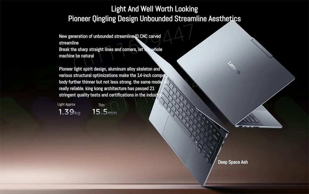 【2025 New】Lenovo Xiaoxin Pro 14 GT AI7-350/860M AI9-365/880M 32G+1TB 14inch 2.8K 120Hz OLED Screen