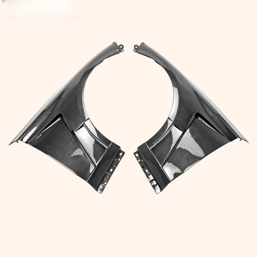For  G70 IK 21-24 Facelift Carbon Fiber Front Vented Fender Pair EPA Compliant