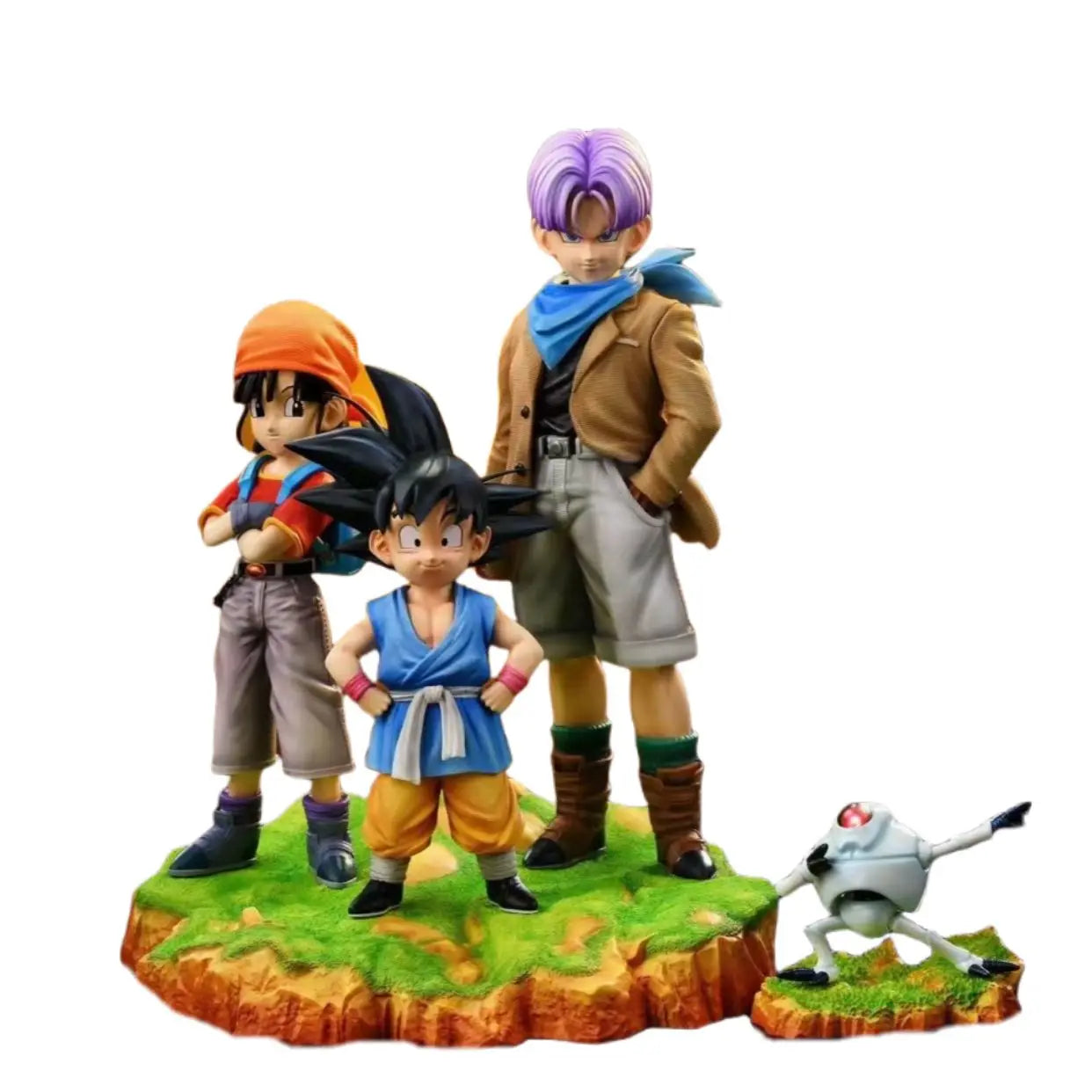 Brand New 1/6 Dragon Ball Anime Figure Torankusu Son Goku Pan Periphery Resin Collect Model Desktop Ornaments Birthday Gift Toys