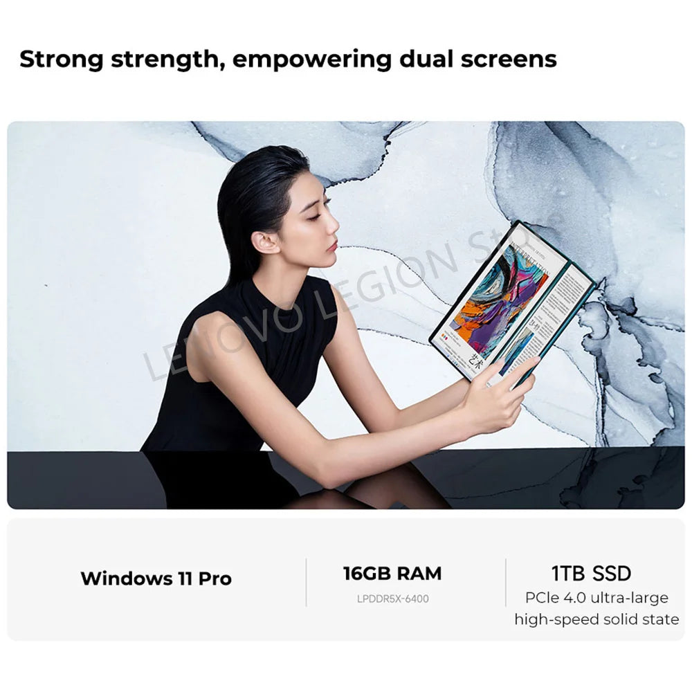 Lenovo YOGA Book 9i Laptop 13th Generation Core i7-1355U 16G 1T Intel Evo Platform 13.3-Inch 2.8K OLED Dual-screen Notebook