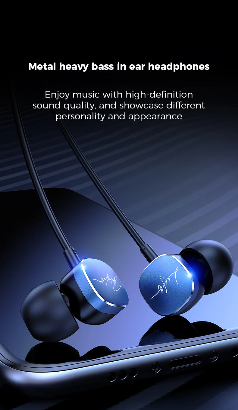 For Samsung Type C Wired Earphones HiFi Bass Surround Sound 3.5mm In-ear Headphones For iPhone 16 Galaxy Ultra S25 S24 Headsets
