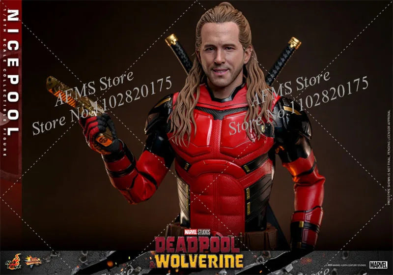 HOTTOYS MMS788 1/6 Scale Collectible Figure Ryan Reynolds Deadpool & Wolverine 12Inch Men Soldier Action Figure Body Toys