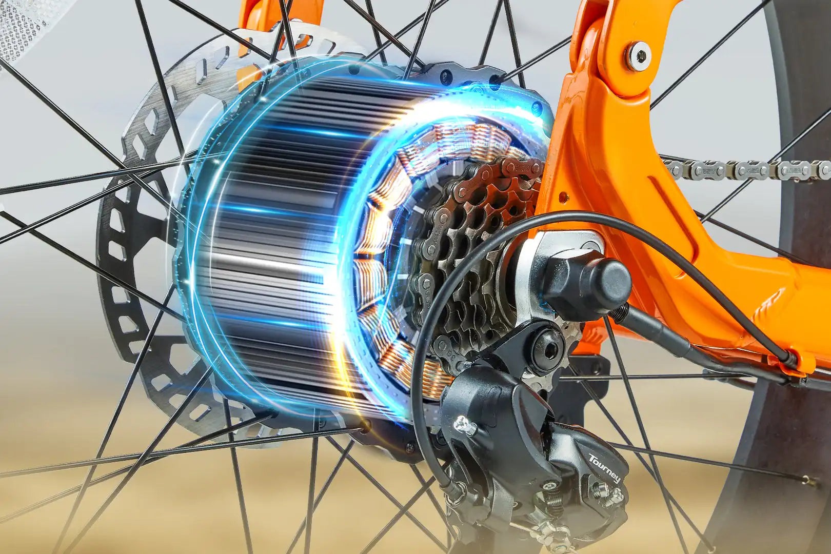 26" Electric Bike 2000W E-Bike For Adults Dual-Motor Bicycle  30mph Fat Tyre