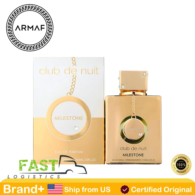Armaf Club De Nuit Milestone for Unisex Eau De Parfum Spray 105ML Long-lasting Fragrance Cologne Persistence Pheromone Natural