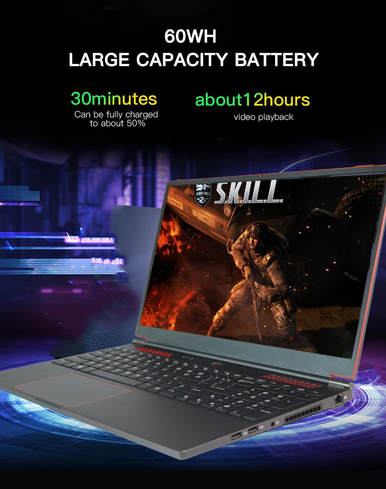 Gaming Laptop Rtx4060/4070/4080/4090 GTX1650 I7 I9 RAM 16 32 64 gb