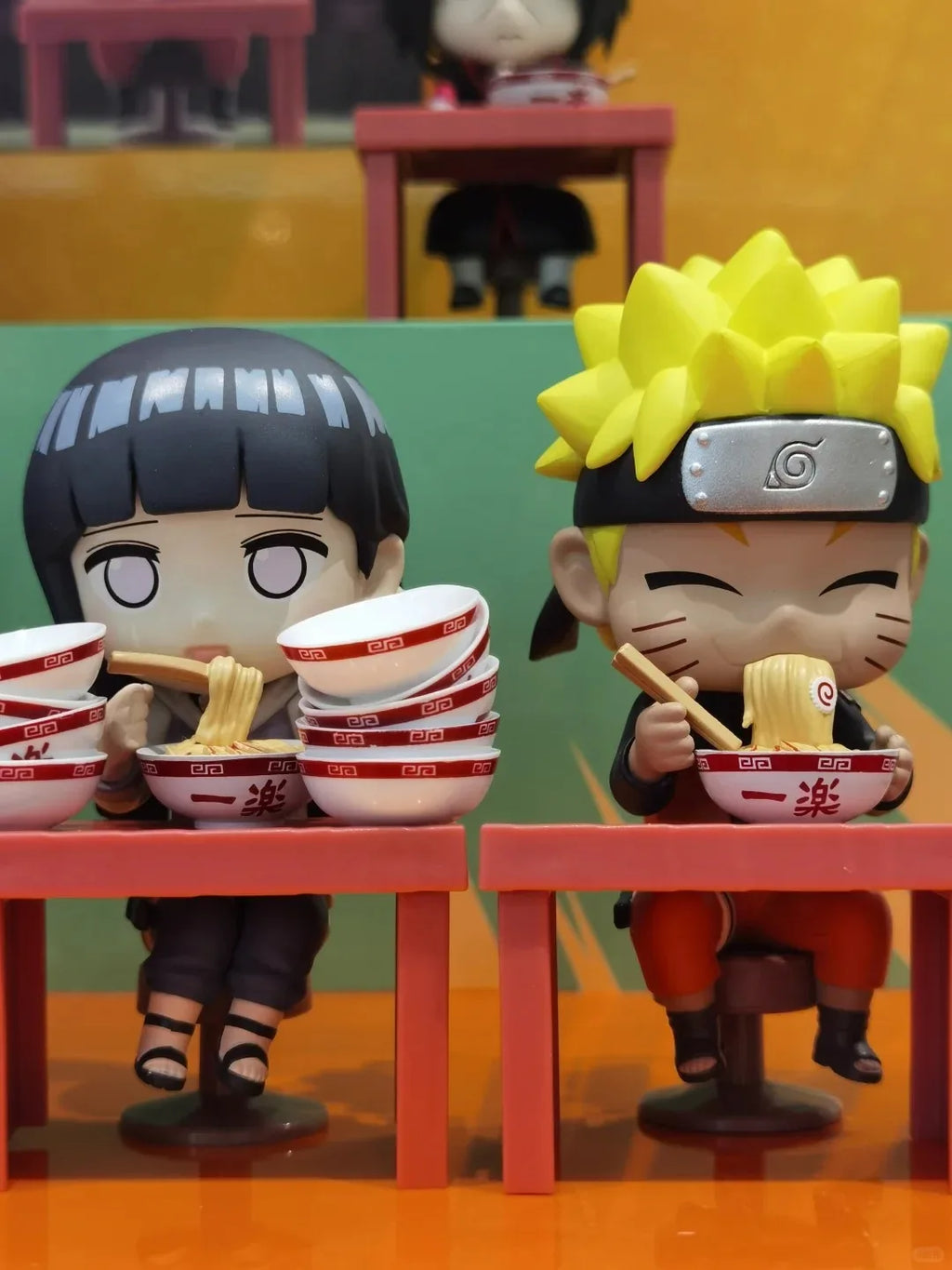 New In Stock Genuine Bandai Naruto Breeze Ramen Lamian Noodles Theme Blind Box Handmade Ornament  Gift Naruto Sasuke Model Toys