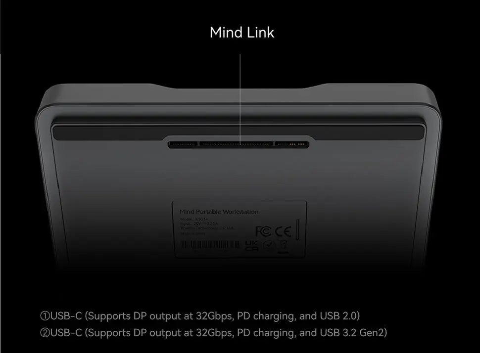 Khadas Mind 1 Mini PC, Intel Core i7-1360P 5.0GHz Micro Desktop Computer with 5.55Wh Standby Battery, 32GB+1TB WiFi 6E, BT5.3