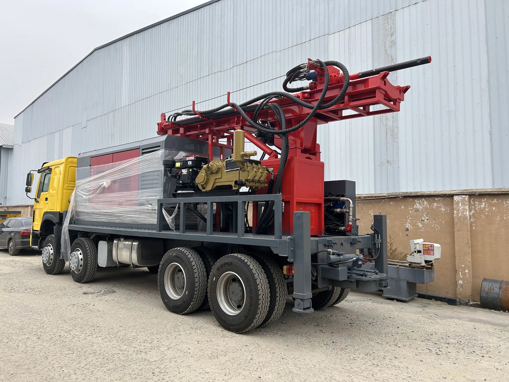 Truck Mounted Reverse Circulation Drilling Rig RC Borehole Drill Machine 400m for Mining Exploration Custom Installation