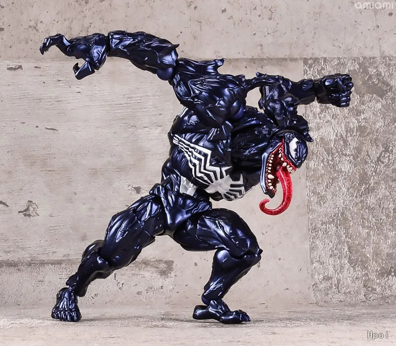 KAIYODO Original Authentic [Evoltech] Amazing Yamaguchi MARVEL  · Agent Venom VENOM/ CARNAGE Mobile Doll Model Handmade Toy Gift