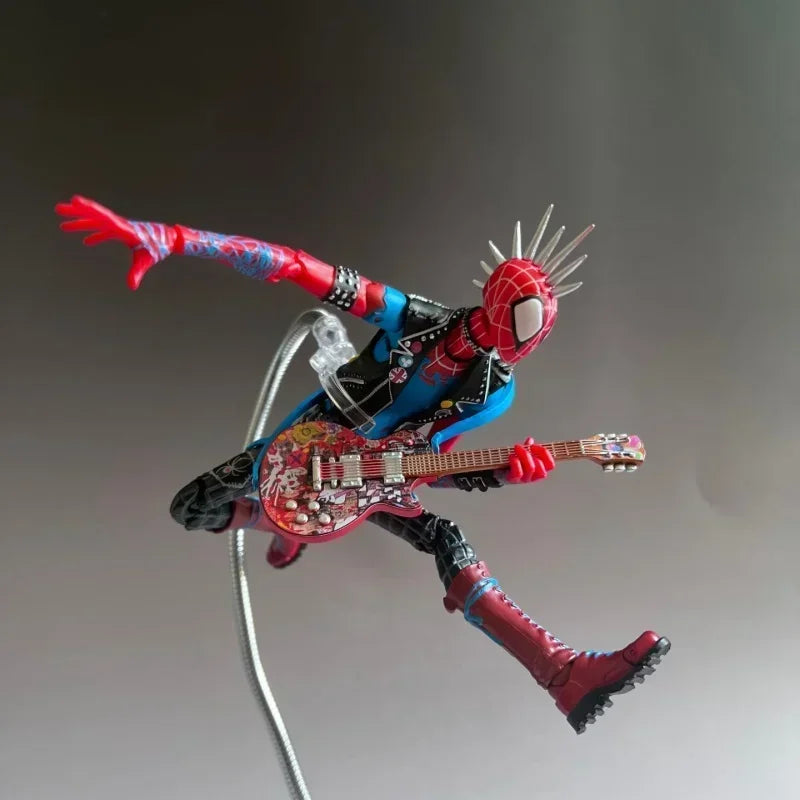IN STOCK CT Toys Spider-Punk Action Figure Spider-Man Across The Spider-Verse SHF Collectible Model Toy Gift