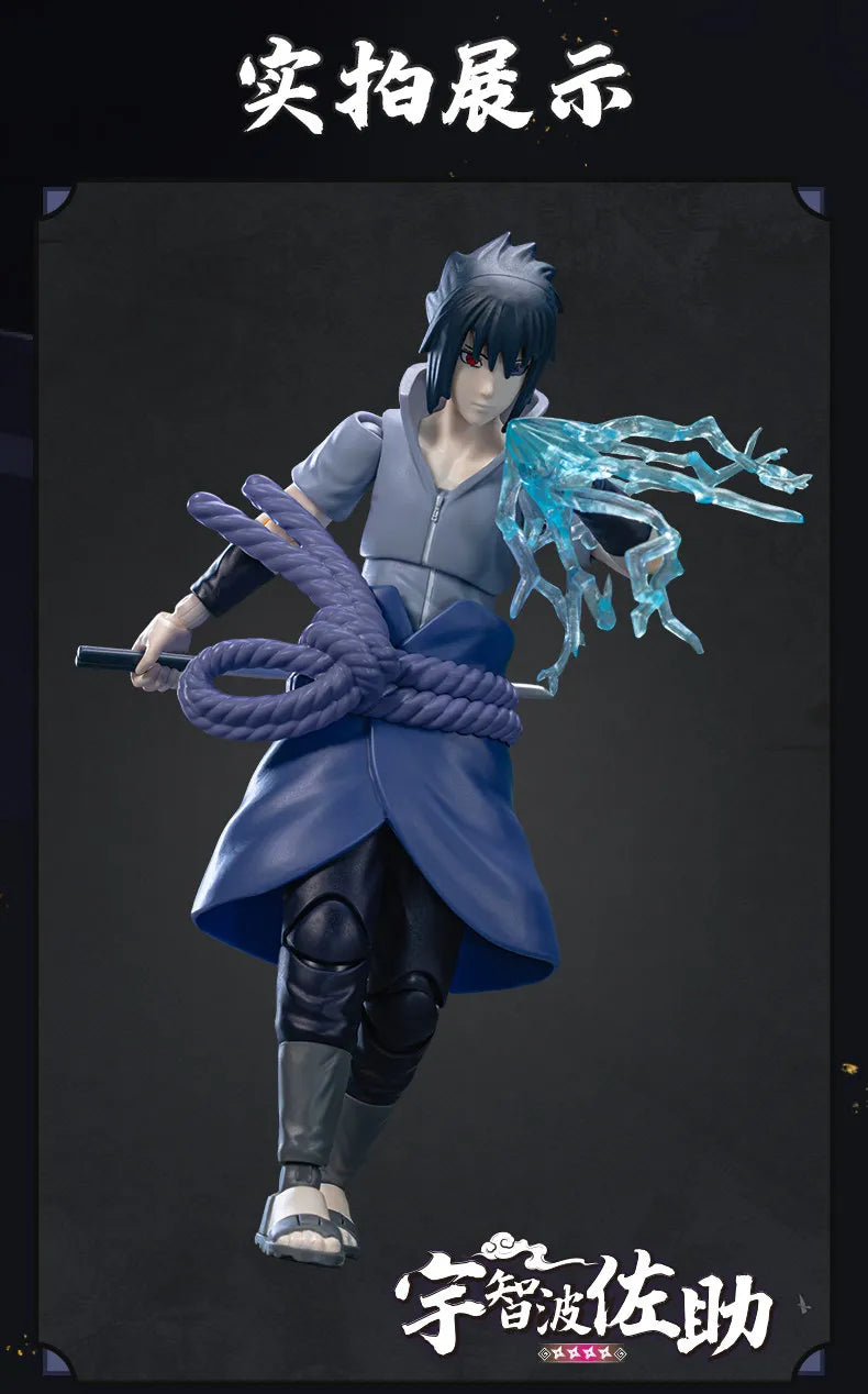 Blokees Naruto Action Figures Naruto Uzumaki Kurama Sasuke Uchiha Minato Namikaze Assembly Model Champion Class Anime Toys Gift
