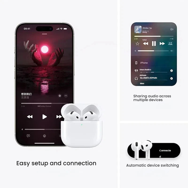 Airs Pro7 TWS Earbuds Bluetooth Wireless Headsets with Siri Pop-up Waterproof Positioning Touch Control Earphones for iOS