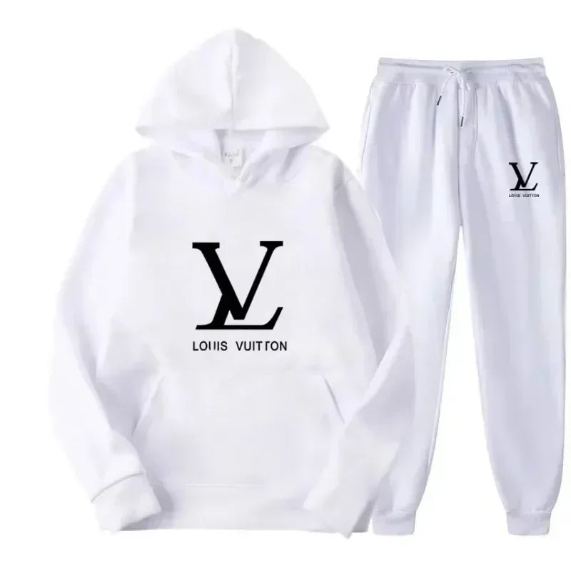 2025 Autumn/Winter new men's  sweatshirts and trousers 2-piece set outdoor fashionable jogging men's casual s
