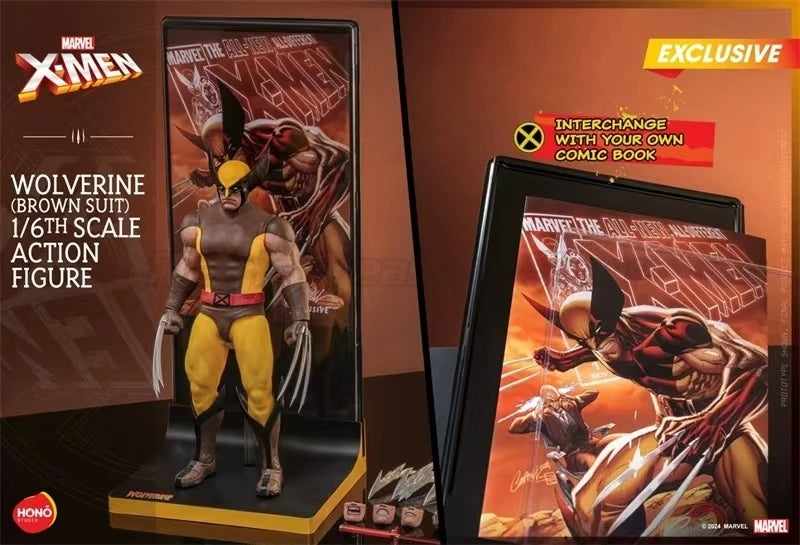 【MT】Hot Toys Marvel HS03 X-Men Wolverine (Brown Clothes) 1:6 Scale Action Figure Collection Toys