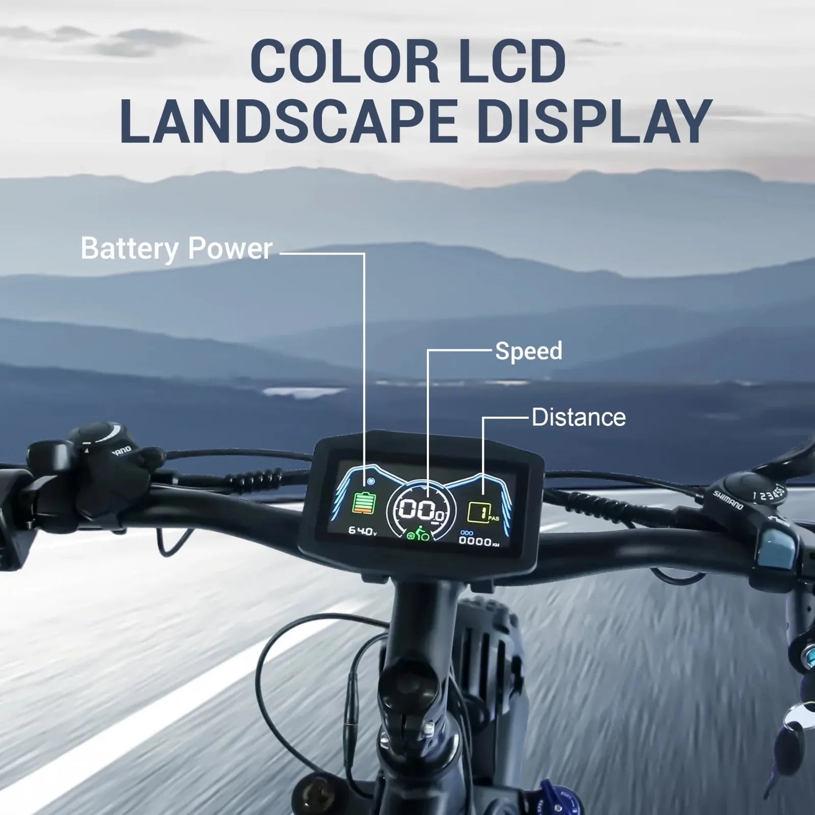 3000W E-Bike 60V 25Ah Dual Motor 38 MPH 26" Fat Tire Electric Bicycle for adults
