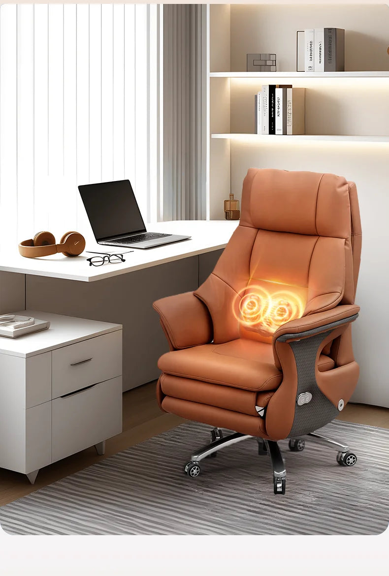 Desk Office Chair Gamer Computer Ergonomic Gaming Chairs Leather Reclining Comfortable Sedentary Electric Massage Armchair