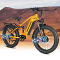 Electric Bike for Adults, 5000 Dual Motor E-Bike, 60V 32AH Long Range Dirt Bike, Fat Tire Hunting Ebike for All Terrain, Full Su