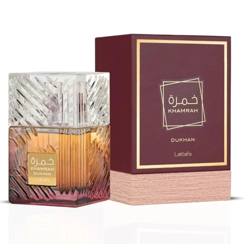 100ML Lattafa Original Arab Perfume Khamrah Qahwa Dukhan Ladies' Fragrance Spray Cologne for Man Birthday Present Makeup