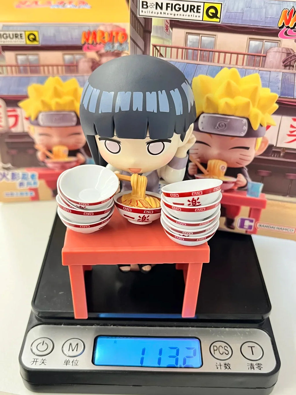 New In Stock Genuine Bandai Naruto Breeze Ramen Lamian Noodles Theme Blind Box Handmade Ornament  Gift Naruto Sasuke Model Toys