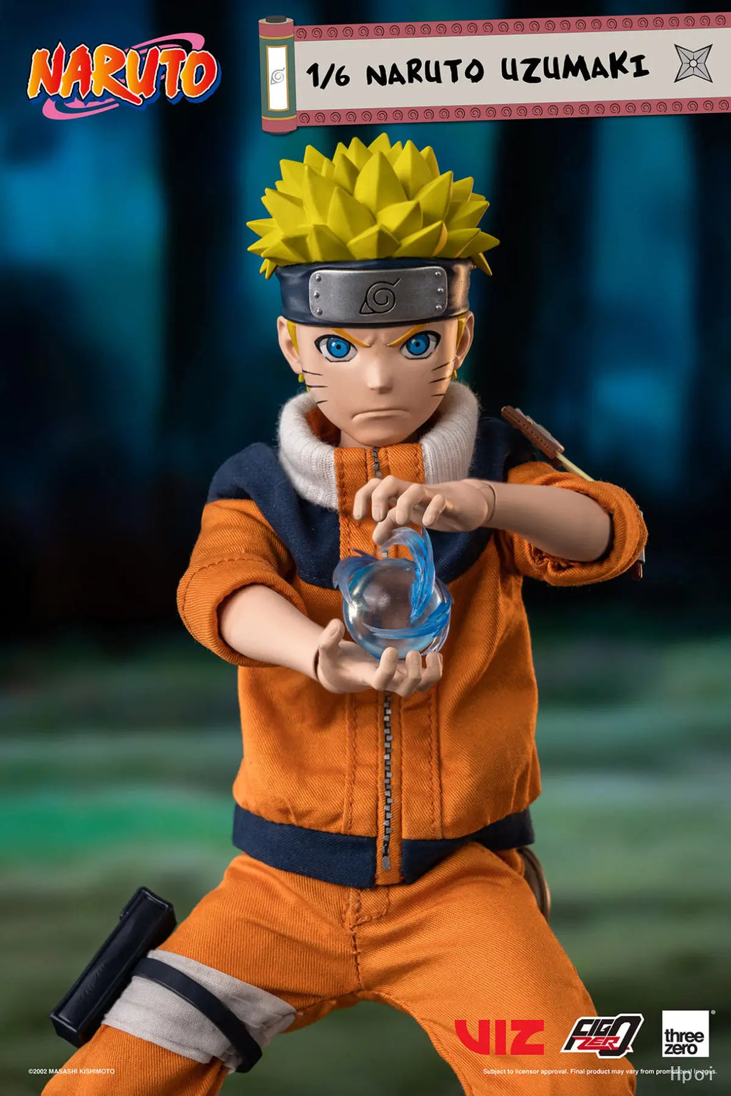 Threezero Genuine FigZero Series Naruto Uzumaki Kakashi Hatake Uchiha Sasuke Japanese Anime 1/6 Scale Action Figures Model Toys