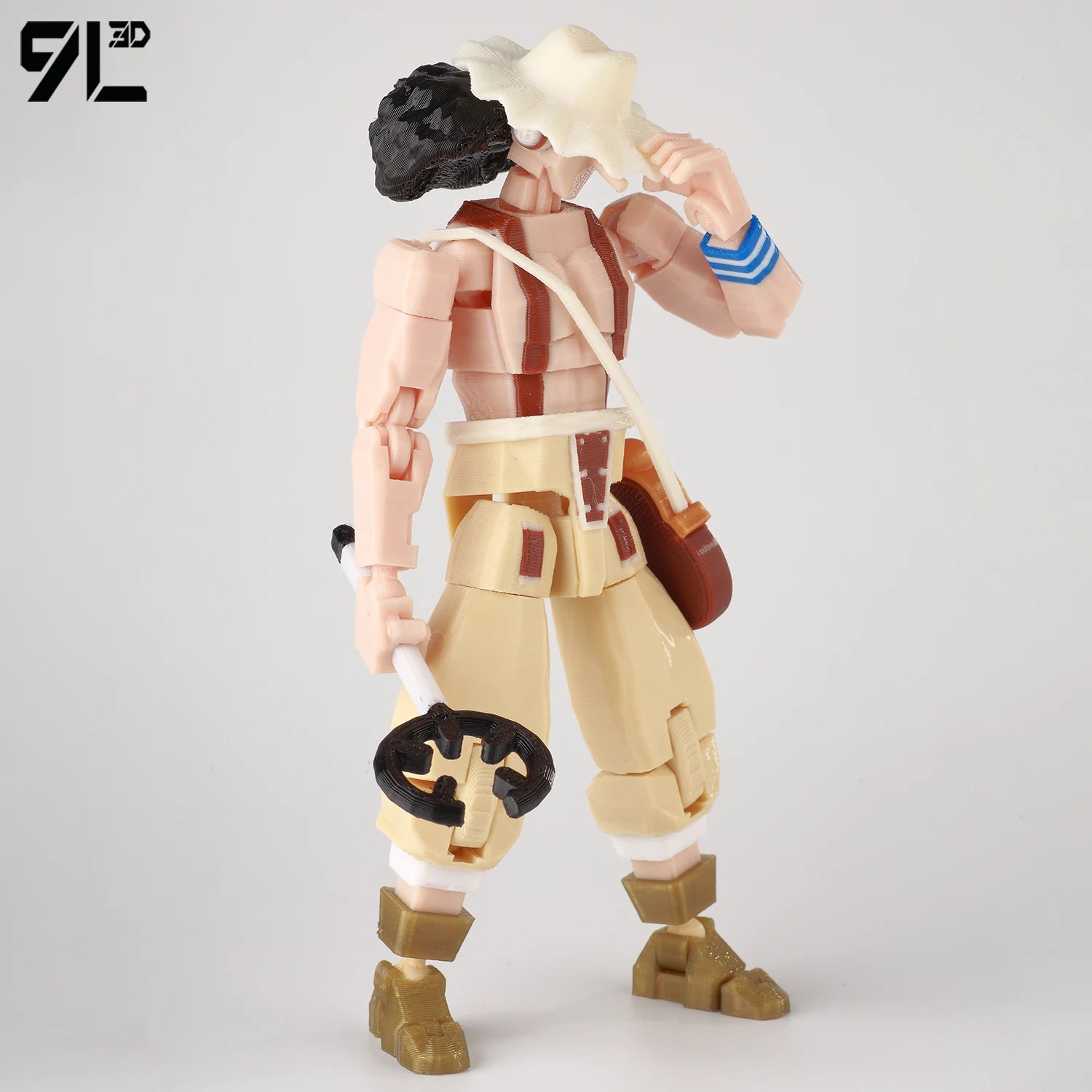 9L3D Printed Anime One Piece Naruto Demon Slayer Dummy13 Lucky T13 Movable Shapeshift Action Figures Mannequin Toys Collectors
