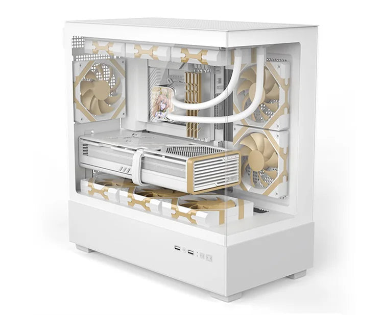 Factory Oem Custom Computer Pc Case Gaming Atx Cases & Towers Glass Cabinet Rtx 4060 With Rgb Fans for Gaming Desktop