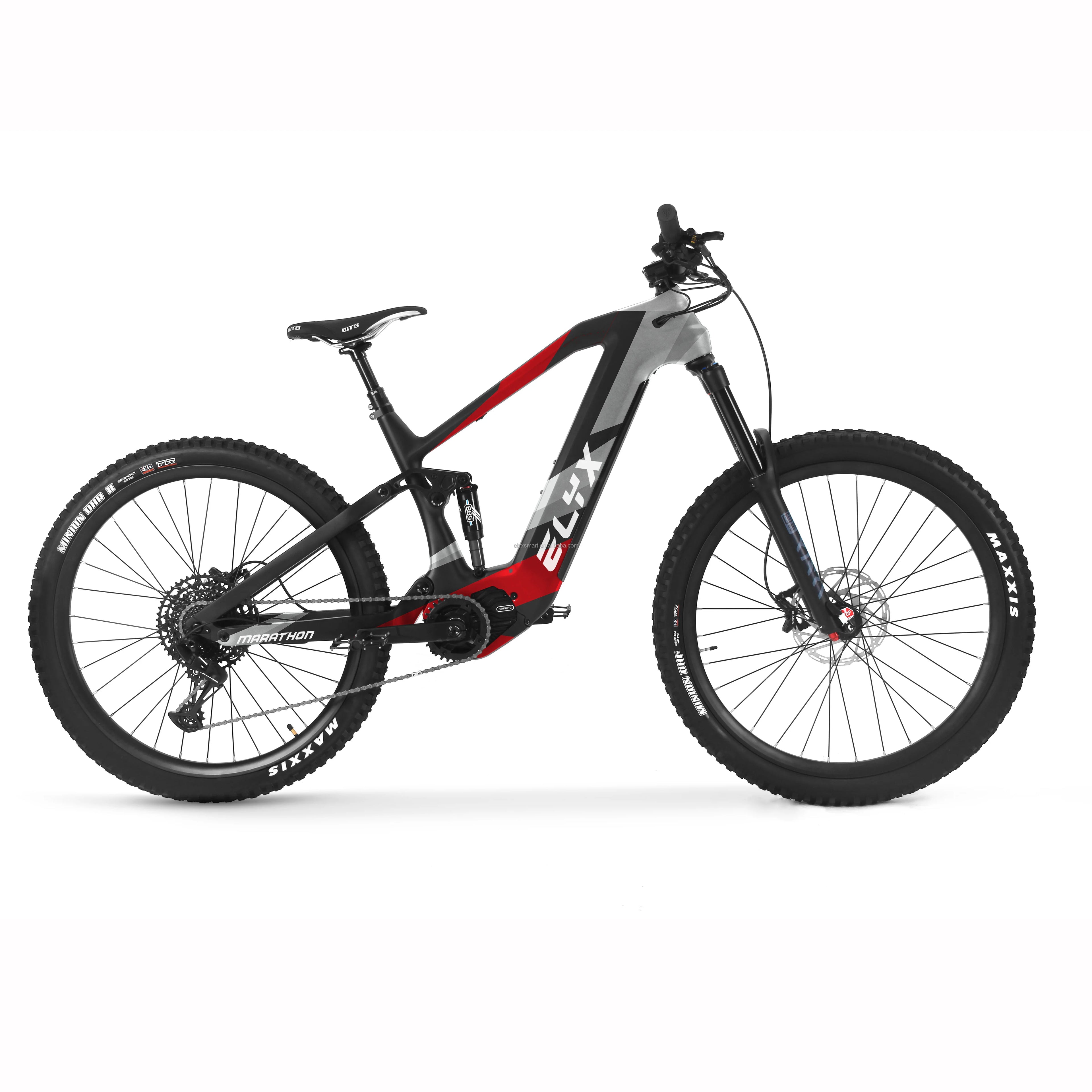 ATV&UTVE Bike Fully Factory Wholesale Carbon Fiber Frame 750W 1000W Bafang M620 Bike 29 Mountain Adult Electric Bike