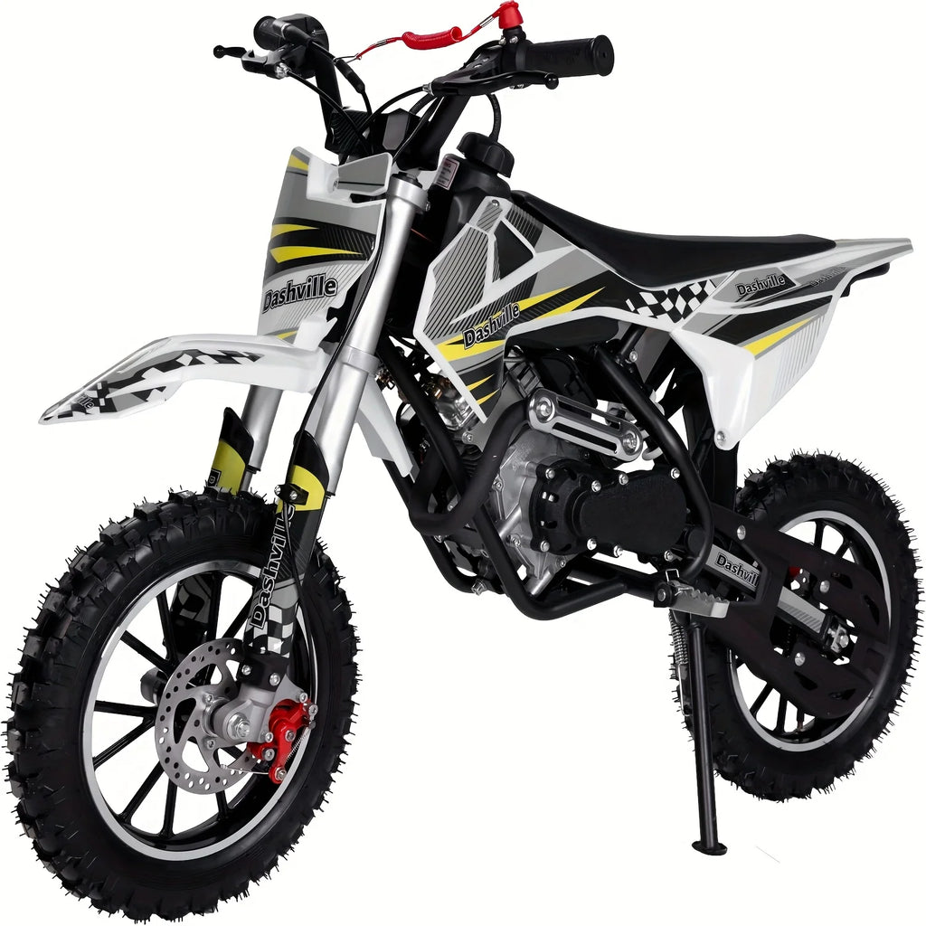 58Cc Dirt Bike, 4-Stroke Gas Powered Mini Pit Bike, Gas Dirt Bike for Children, Mini Motorcycle, Off-Road Bike, Holiday Present,